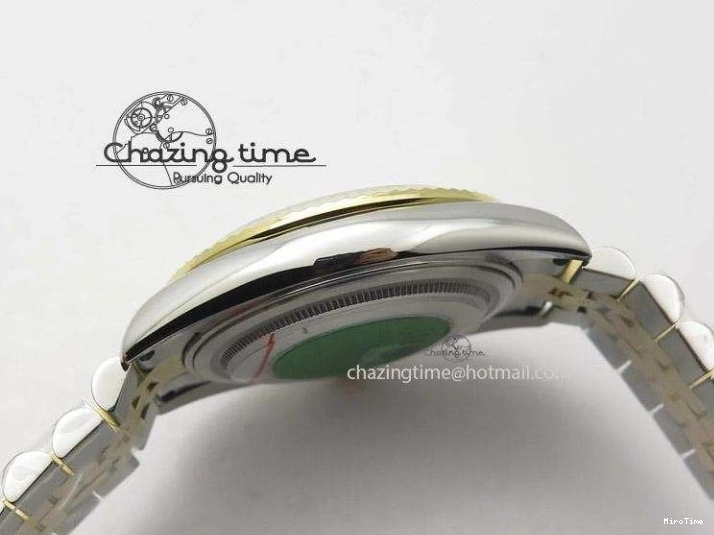 MiroTime 0108 DayDate II 41mm MK Best Edition SS RG Wrapped Sliver Dial Roman Marker On Bracelet A Casual 4005